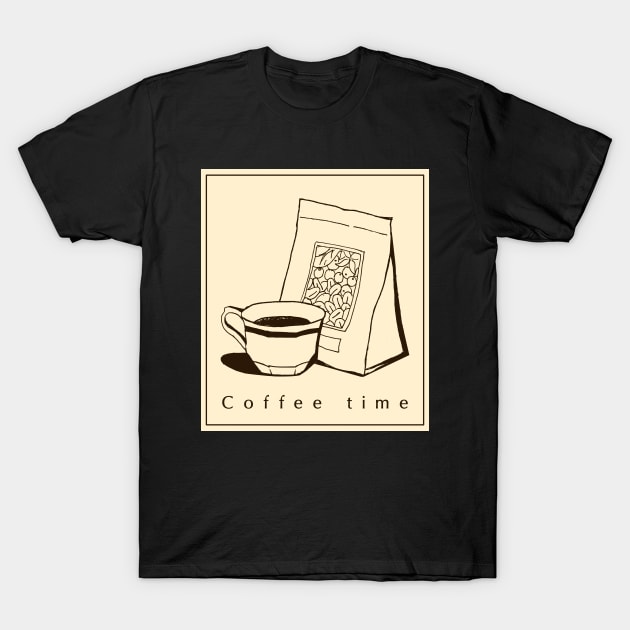 Coffee time T-Shirt by Zakaria Azis